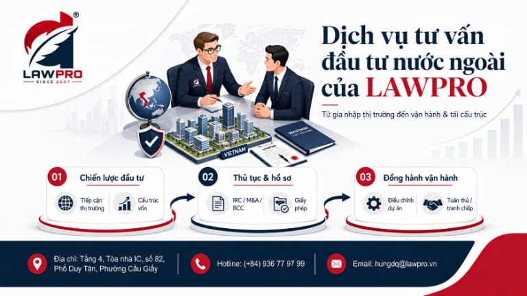 Dịch vụ tư vấn đầu tư nước ngoài của LAWPRO